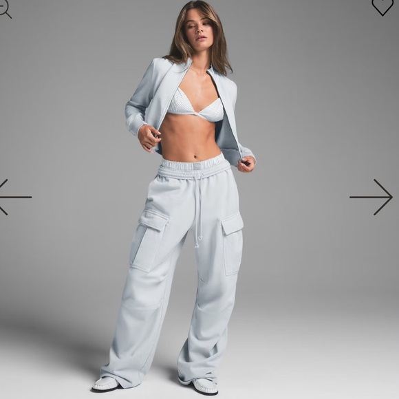 SKIMS BOYFRIEND FLEECECARGO PANT SIZE XS